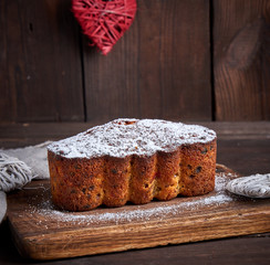 traditional European Stollen cake