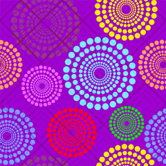 Collection of swatches memphis patterns - seamless. Retro fashion style 80-90s