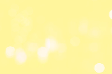 yellow bokeh abstract blurred light wallpaper backgrund.