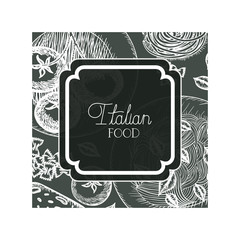elegant frame victorian with italian food