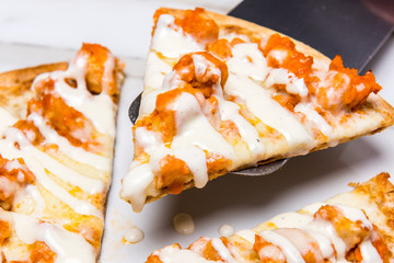 Buffalo Chicken Pizza Slice