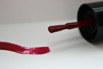 paint wine color burgundy texture liquid glossy jar glass makeup beauty fashion art jet thick puddle glamor modern pink red blood blot warm water black glitter brush woman drop nail polish black