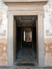 Fototapeta na wymiar Portale interno barocco