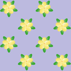seamless background of yellow flowers on lilac