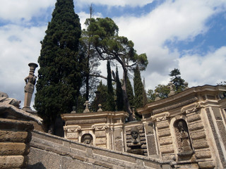 Fototapeta premium Giardino barocco di Palazzo Farnese di Caprarola