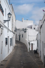 calle del municipio de Vejer de la Frontera y uno de los llamados pueblos blancos de Andalucía