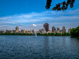 Obraz premium Jacqueline Kennedy Onassis Reservoir in Central Park - New York