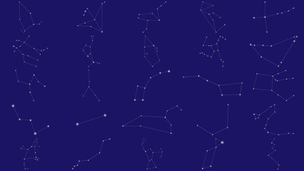 Constellations set vector design