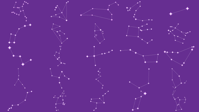 Constellations set vector design