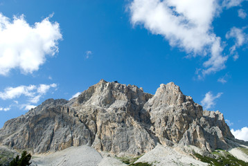 the 2,835 meters of altitude of Mount Lagazuoi, in the Belluno Dolomites