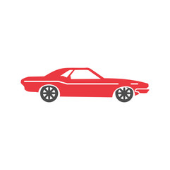 Car icon on background for graphic and web design. Simple vector sign. Internet concept symbol for website button or mobile app.