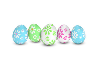 Easter eggs set. 