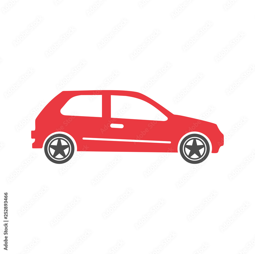 Poster car icon on background for graphic and web design. simple vector sign. internet concept symbol for w