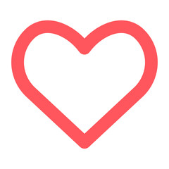 heart icon on white background. vector symbol EPS10