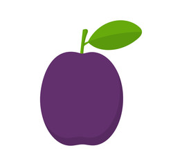 Plum fruit icon