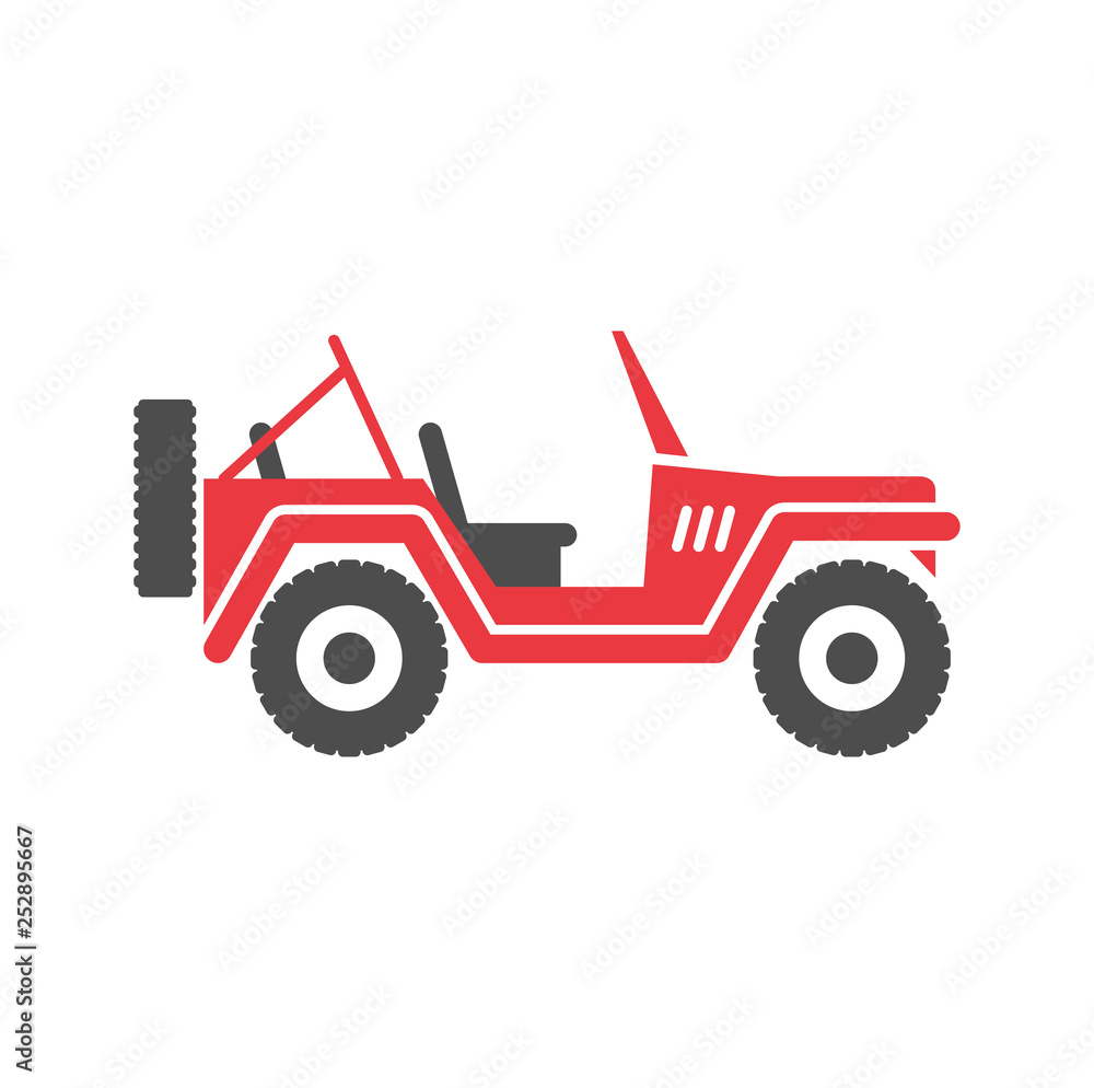 Poster Car icon on background for graphic and web design. Simple vector sign. Internet concept symbol for website button or mobile app.