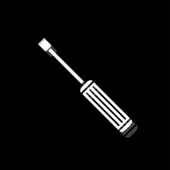 Screwdriver icon flat