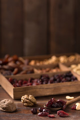 nuts and dried fruits