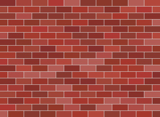 Obraz premium Brown brick wall background. 