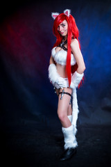 girl cat with red hair