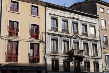 Obraz premium MIASTO TARARA - RHONE - ARCHITEKTURA - ELEWACJE BUDOWLANE