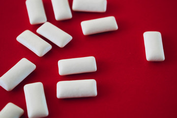 Chewing gum, bright and color