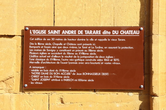 VILLE DE TARARE - RHONE - EGLISE