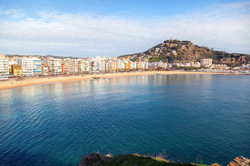 Fototapeta premium Sunny day in a wonderful small sea bay