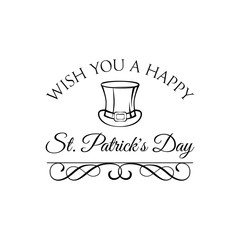leprechaun hat isolated icon