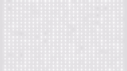 white glowing arrows on white background representing growth can be used for business, technology background