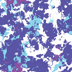 Colorful paint splashes. Seamless pattern with spots and divorces.