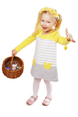 blond easter girl