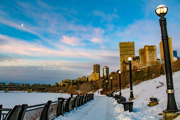 Winter River Valley Walkway © Lisa