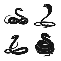 Vector illustration of nature and medicine sign. Collection of nature and evil stock vector illustration.