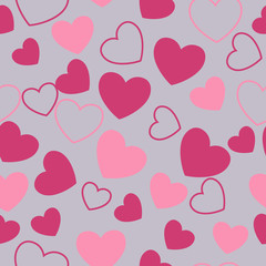 Valentine's day seamless pattern,
