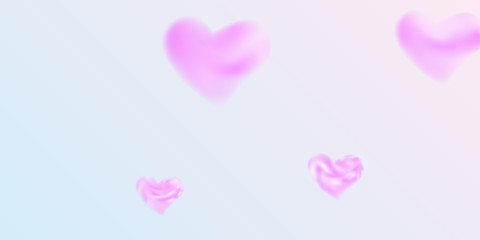 Hearts of confetti for valentines day