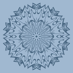 Ornamental Arabic Pattern With Mandala. Vintage Vector For Print Or Web Design. Invitation, Wedding Card, National Design. Pastel color