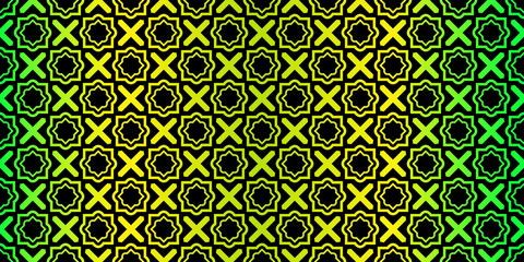 Bright And Colorful Backgrounds Or Digital Papers. Backdrop. Vector Illustration. For Design, Wallpaper, Fashion, Print. Seamless Pattern With Abstract Geometric Style. Black green color