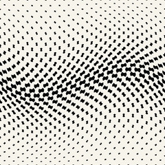 halftone geometric border pattern vector