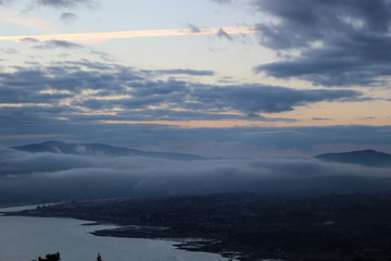 Fototapeta premium sunset over sea