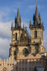 Fototapeta na wymiar Tyn church Prague