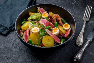 Nicoise with tuna
