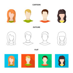 Vector illustration of professional and photo sign. Collection of professional and profile vector icon for stock.