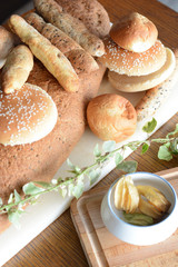 snack, rustic, breakfast, appetizer, toast, background, bread, homemade, meal, fresh, lunch, sandwich, cuisine, delicious, food, grain, gourmet, morning, brown, cream, nutrition, traditional, closeup,