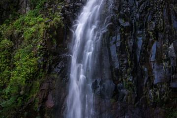 Fototapeta na wymiar Madeira Risco Wasserfall