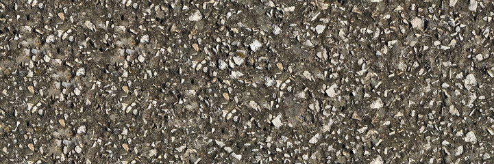 seamless texture, the surface of the road is dark gray, asphalt pavement