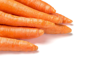 Carrot vegetable isolated on white background cutout
