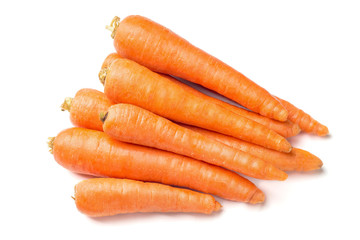 Carrot vegetable isolated on white background cutout
