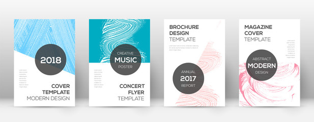 Cover page design template. Modern brochure layout