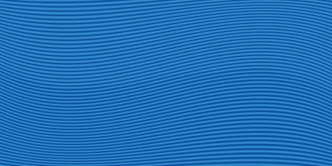 Pop art style banner design, modern wide screen print striped texture, halftone waves effect, abstract vector background in blue color